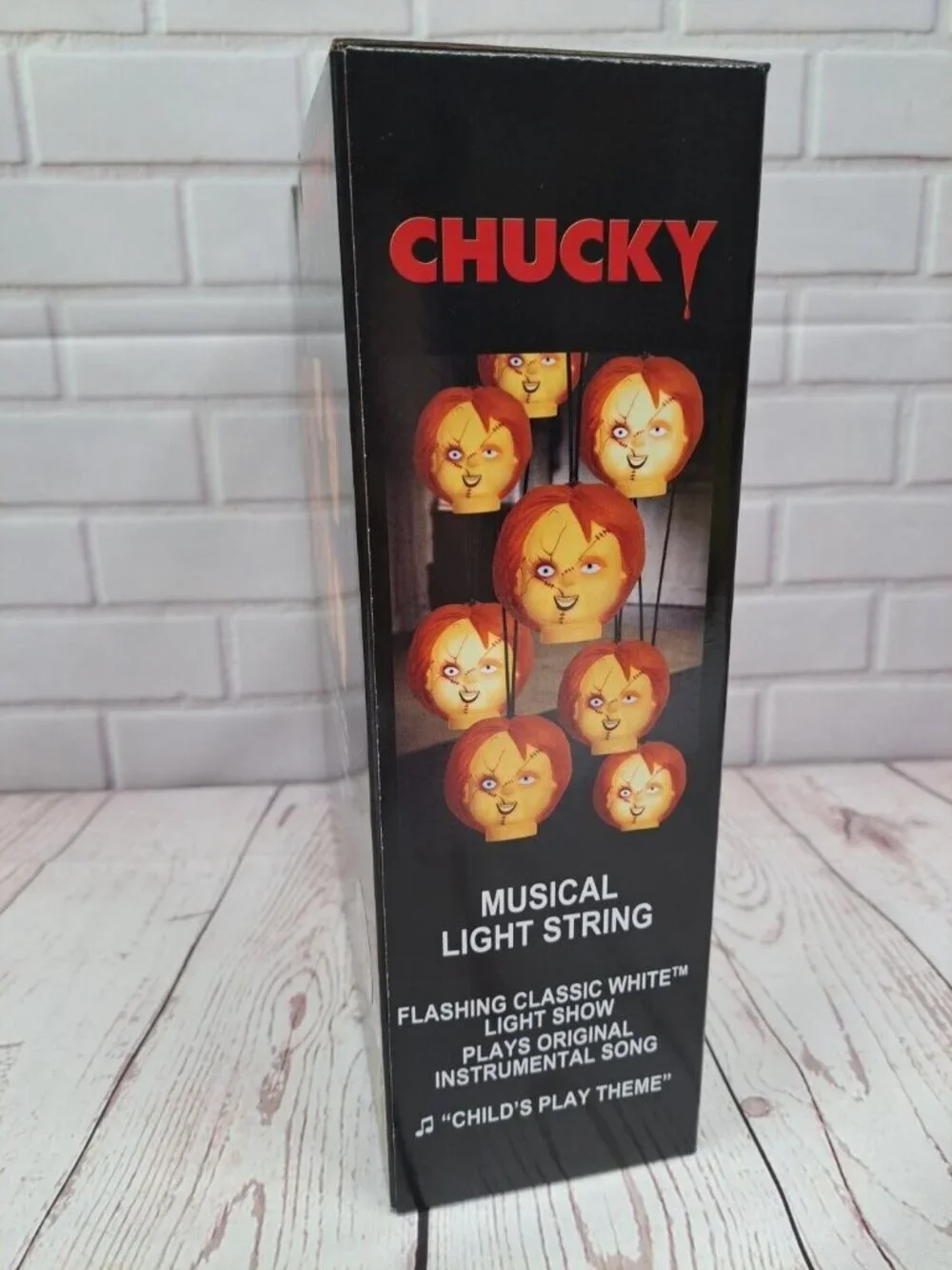 Chucky Musical Light String Set Of 8 With Flashing Lights & Childs Play Theme So